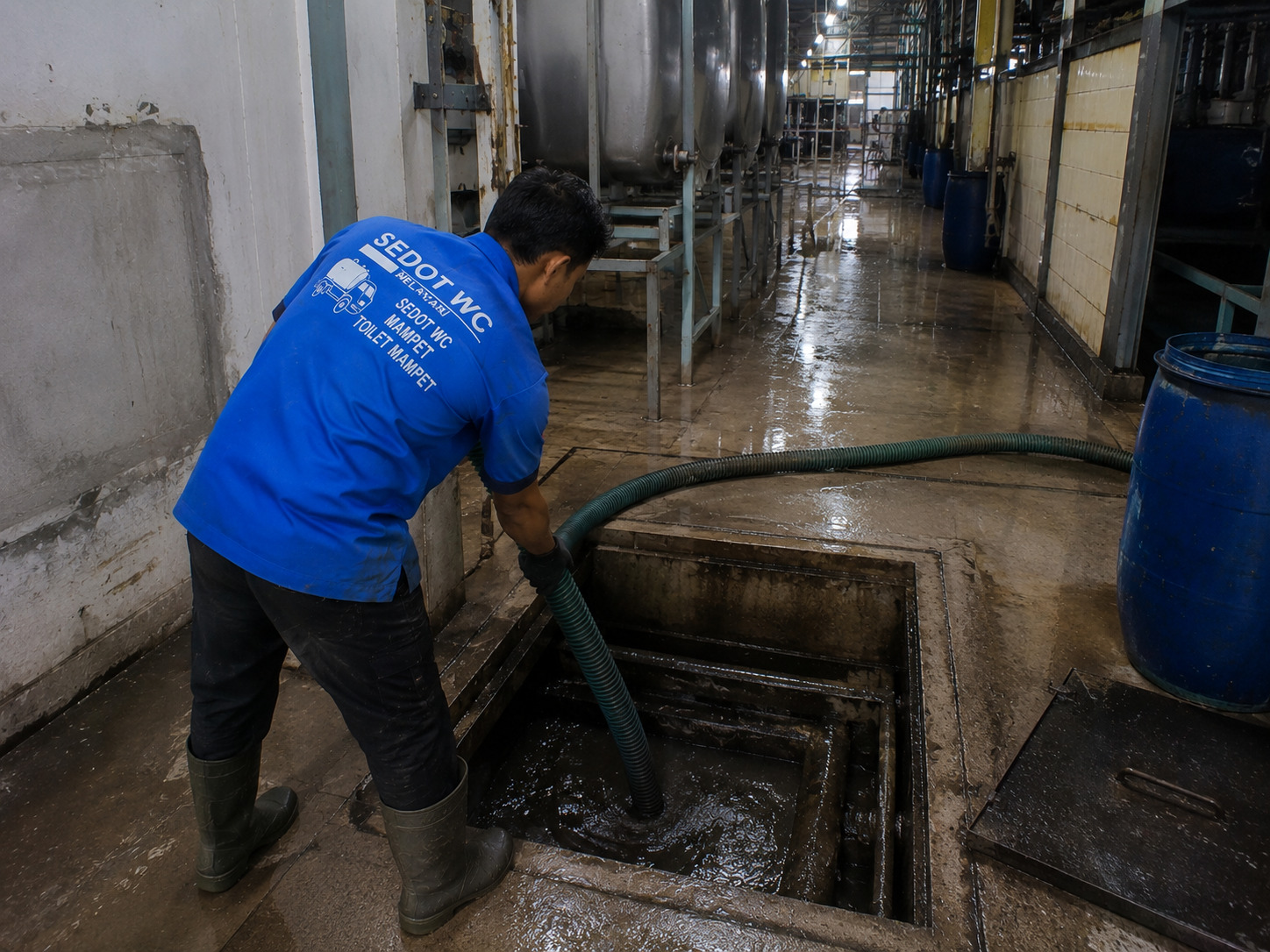 Dokumentasi proses sedot WC 7